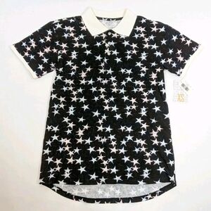 NWT LuLaRoe Bud Polo Shirt Mens American Dreams